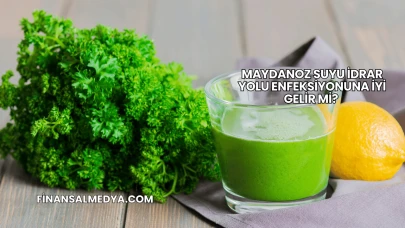 Maydanoz Suyu İdrar Yolu Enfeksiyonuna İyi Gelir mi?