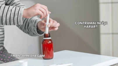 Contramal Ne İşe Yarar?