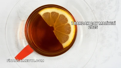 1 Bardak Çay Maliyeti 2025