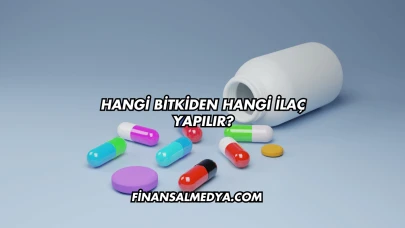 Hangi Bitkiden Hangi İlaç Yapılır?