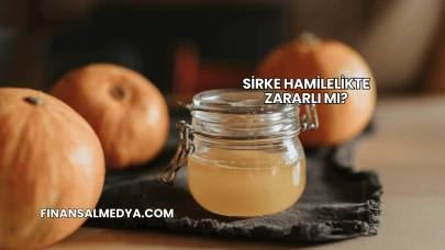 Sirke Hamilelikte Zararlı mı?