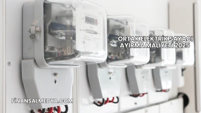 Ortak Elektrik Sayacı Ayırma Maliyeti 2025