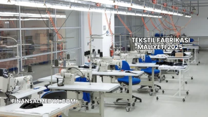 Tekstil Fabrikası Maliyeti 2025