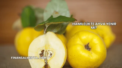 Hamilelikte Ayva Yenir mi?