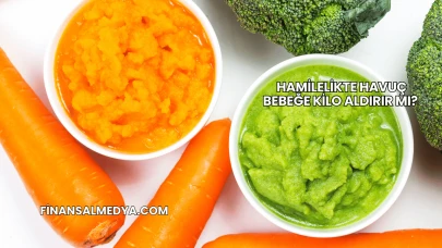 Hamilelikte Havuç Bebeğe Kilo Aldırır mı?