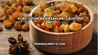 Kuru Üzüm Bağırsakları Çalıştırır mı?