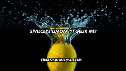 Sivilceye Limon İyi Gelir mi?