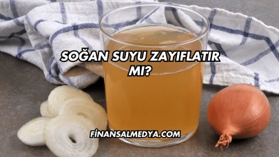 Soğan Suyu Zayıflatır mı?