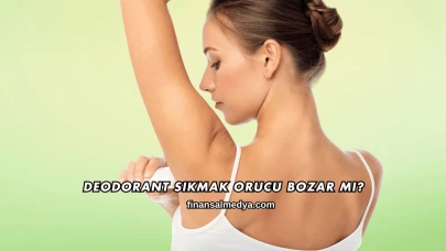 Deodorant Sıkmak Orucu Bozar mı?