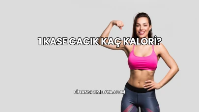 1 Kase Cacık Kaç Kalori?