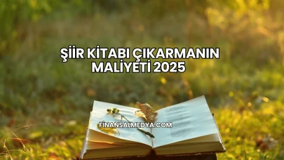 Şiir Kitabı Çıkarmanın Maliyeti 2025