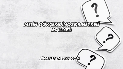 Melih Gökçek Dinozor Heykeli Maliyeti