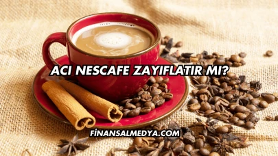 Acı Nescafe Zayıflatır mı?
