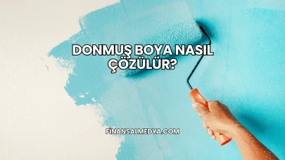 Donmuş Boya Nasıl Çözülür?