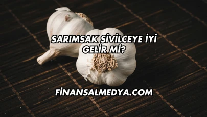 Sarımsak Sivilceye İyi Gelir mi?