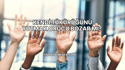 Kendi Tükürüğünü Yutmak Orucu Bozar mı?