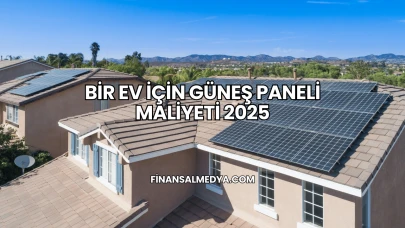Bir Ev İçin Güneş Paneli Maliyeti 2025