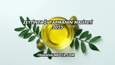 Zeytinyağı Yapmanın Maliyeti 2025