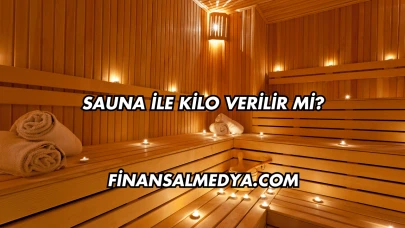 Sauna İle Kilo Verilir mi?