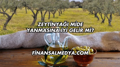 Zeytinyağı Mide Yanmasına İyi Gelir mi?