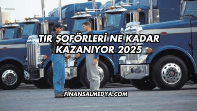 Tır Şoförleri Ne Kadar Kazanıyor 2025