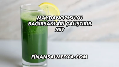 Maydanoz Suyu Bağırsakları Çalıştırır mı?