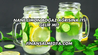 Nane Limon Boğaz Ağrısına İyi Gelir mi?