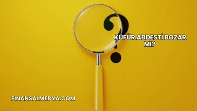 Küfür Abdesti Bozar mı?