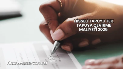 Hisseli Tapuyu Tek Tapuya Çevirme Maliyeti 2025