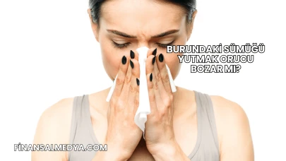 Burundaki Sümüğü Yutmak Orucu Bozar mı?
