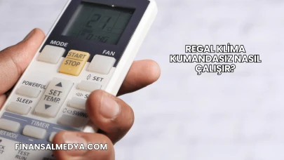 Regal Klima Kumandasız Nasıl Çalışır?