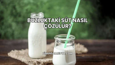 Buzluktaki Süt Nasıl Çözülür?