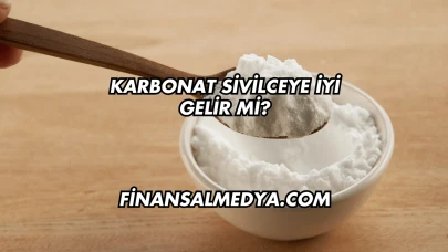 Karbonat Sivilceye İyi Gelir mi?