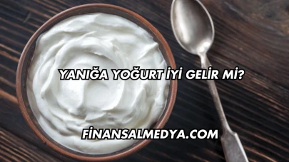 Yanığa Yoğurt İyi Gelir mi?