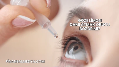 Göze Limon Damlatmak Orucu Bozar mı?