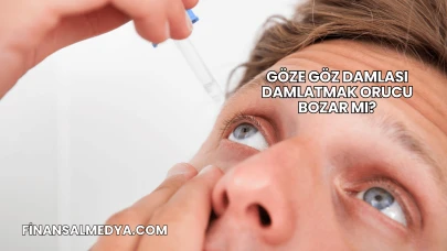 Göze Göz Damlası Damlatmak Orucu Bozar mı?
