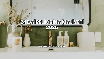 24 Dairelik Bina Maliyeti 2025
