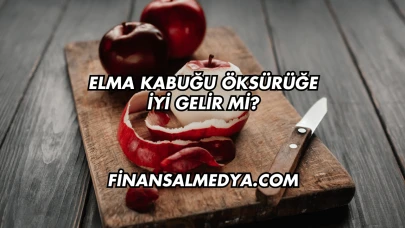 Elma Kabuğu Öksürüğe İyi Gelir mi?