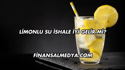 Limonlu Su İshale İyi Gelir mi?