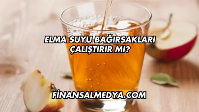 Elma Suyu Bağırsakları Çalıştırır mı?