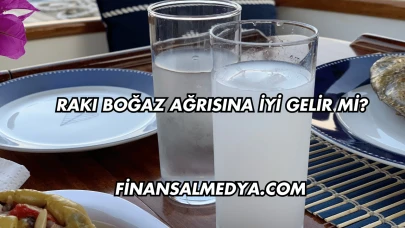 Rakı Boğaz Ağrısına İyi Gelir mi?