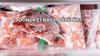 Donuk Et Nasıl Çözülür?