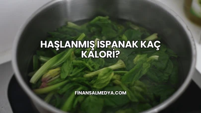Haşlanmış Ispanak Kaç Kalori?