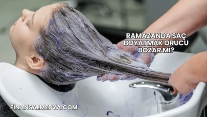Ramazanda Saç Boyatmak Orucu Bozar mı?
