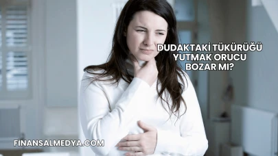 Dudaktaki Tükürüğü Yutmak Orucu Bozar mı?