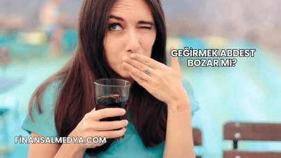 Geğirmek Abdest Bozar mı?