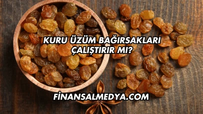 Kuru Üzüm Bağırsakları Çalıştırır mı?