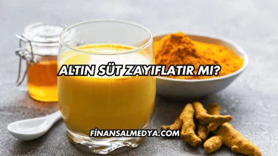 Altın Süt Zayıflatır mı?