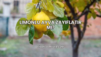 Limonlu Ayva Zayıflatır mı?