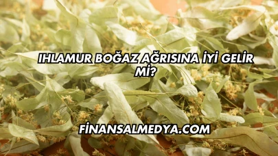Ihlamur Boğaz Ağrısına İyi Gelir mi?